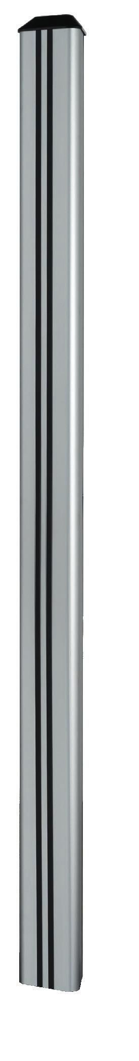 B-Tech Vertical Support Column, 1.8 m, Silver - W126325126