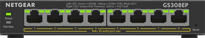 Netgear 8PT GE Plus Switch W/POE+ - W126258132