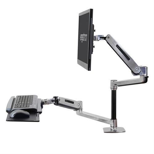 Ergotron WorkFit-LX, Sit-Stand Desk Mount System - W125219323