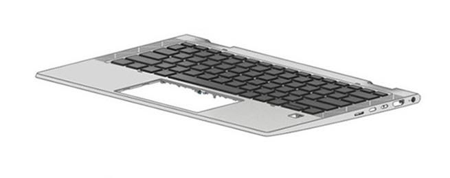 HP Top cover/keyboard - W126677700