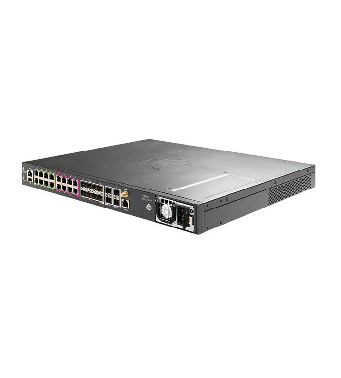 Cambium Networks cnMatrix TX 2028RF-P - Intelligent Ethernet PoE Switch, Cambium Sync, 16 x 1 Gbps, 8 x SFP, and 4 SFP+, Removable Power Supply (not included) - no pwr cord - W126426303
