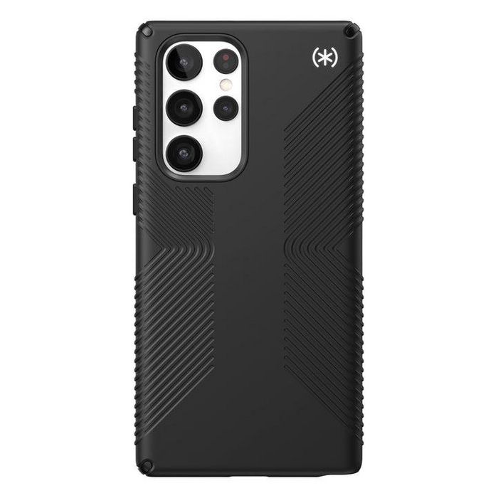 Speck Presidio2 Grip Samsung Galaxy S22 Ultra Case, Black/Black/White - W126584284