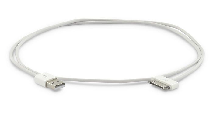 LMP Dock Connector (30-Pin) to USB cable, Charge & Sync, MFI certified, 2 m, white - W126584740