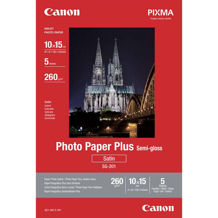 Canon Photo Paper Plus SG-201 - W124403019