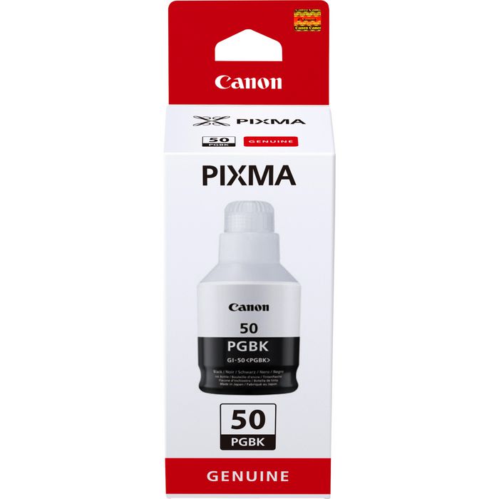 Canon GI-50 PGBK, High Yield, Ink Bottle, Black - W124309294