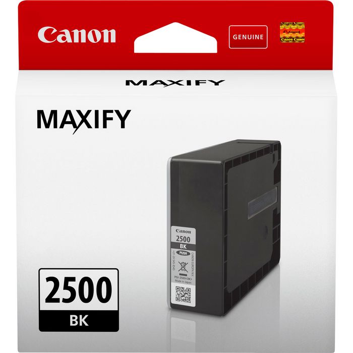 Canon PGI-2500BK Black Ink Cartridge - W124339525