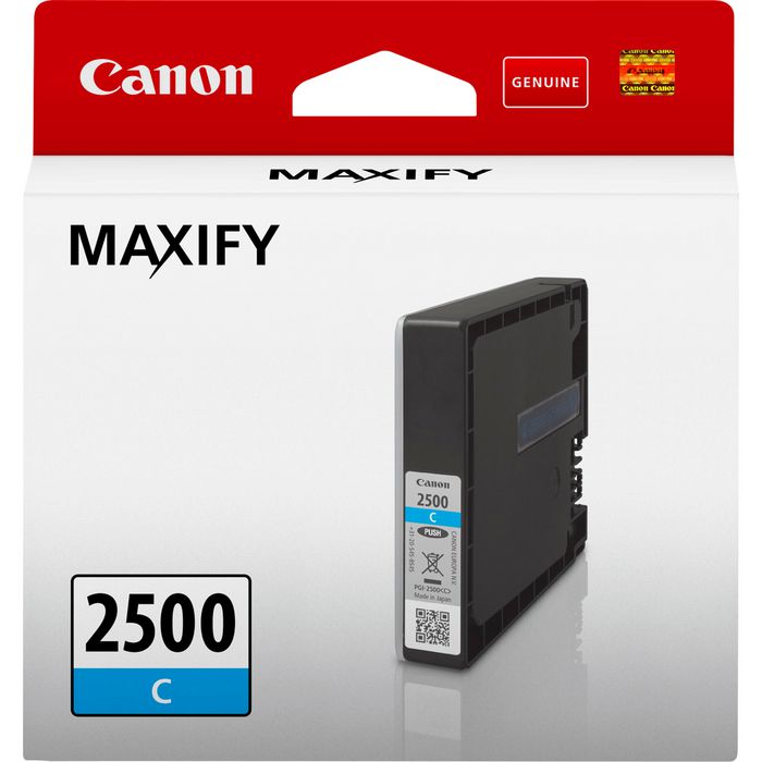 Canon PGI-2500C Cyan Ink Cartridge - W124389102