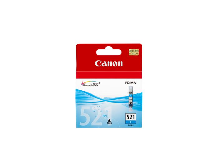 Canon CLI-521C Cyan Ink Cartridge - W124607436