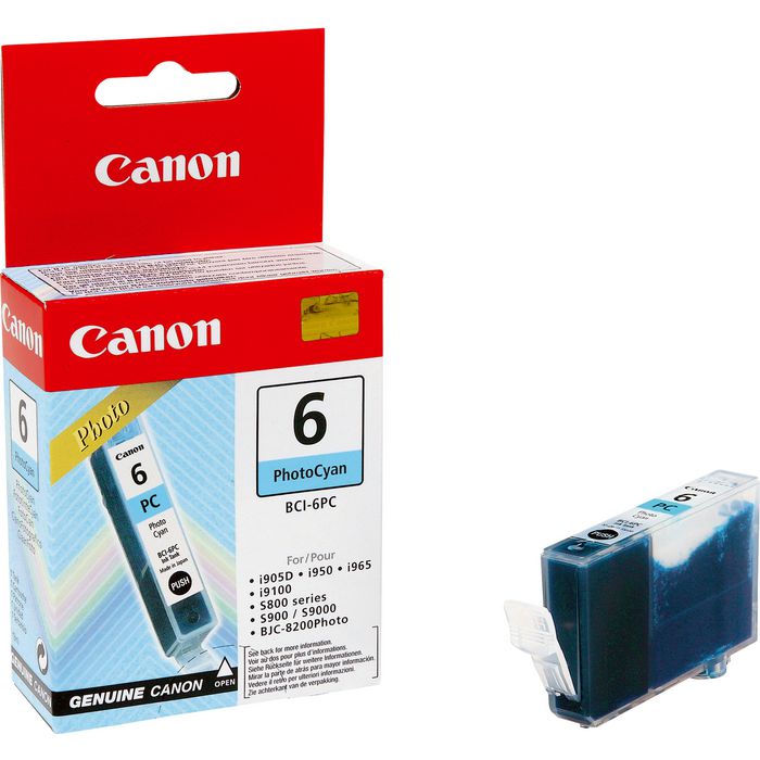 Canon BCI-6PC Photo Cyan Ink Cartridge - W124821242