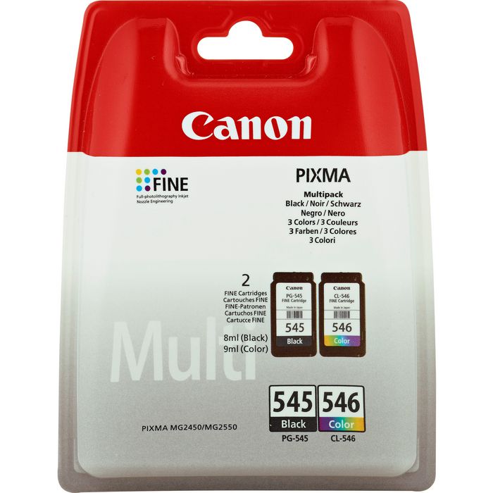 Canon PG-545/CL-546 Multipack Fine Non-Blistered - W125235050