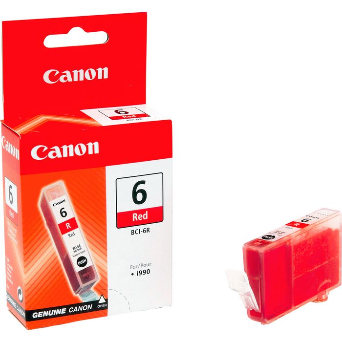 Canon Cartouche d'encre rouge  BCI-6R - W125236712