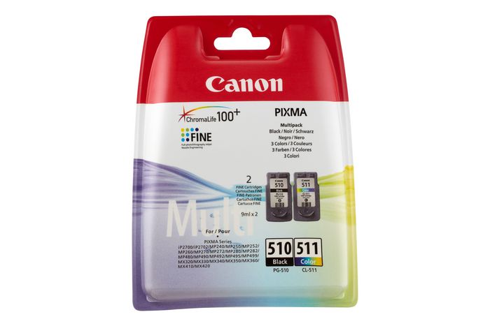 Canon PG-510/CL-511 Multi Pack - 2 Cartridges - W125287022