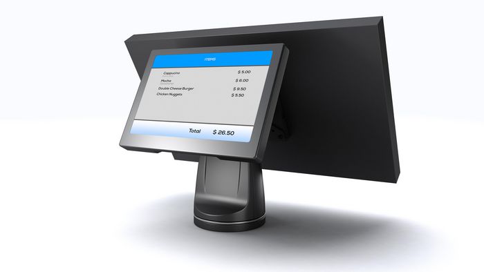 Havis POS Display Stand (Dual) - Suitable for Most VESA-Compatible Monitors/Tablets up to 21" and 3.2kg - W126692979
