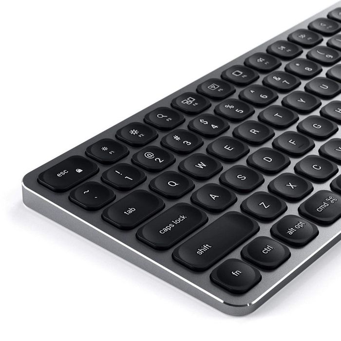 Satechi Aluminum Wired USB Keyboard, USB, Aluminum, Space Gray, ND - W125799332