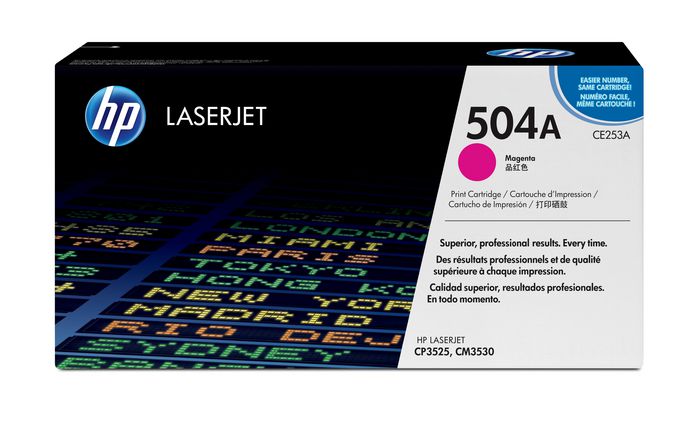 HP 504A toner LaserJet magenta authentique - W125147006