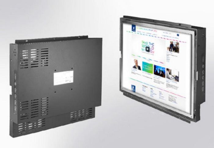 Winsonic Open Frame, 15" LCD monitor, 1024x768, LED-1000 nits, VGA, AC-IN w/Built-in PWR - W126705946