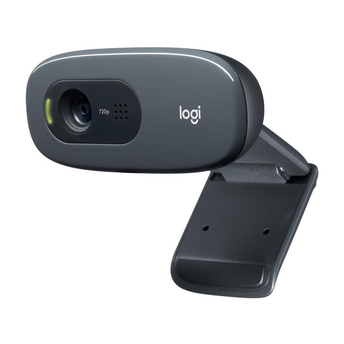 Logitech 720p, 30 fps, 60°, USB A, 1.5 m, 72.91 x 66.64 x 31.91 mm, 75 g - W126756121
