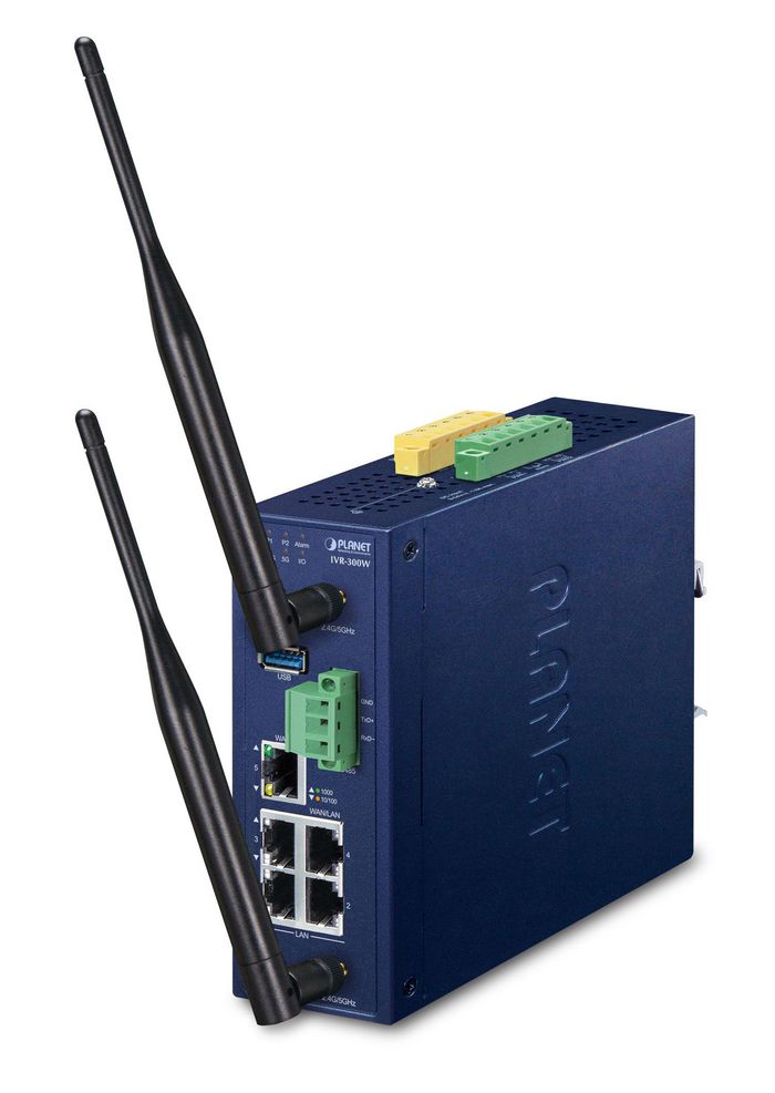 Planet Industrial 5-Port 10/100/1000T + 802.11ax Wi-Fi VPN Security Gateway - W126709571
