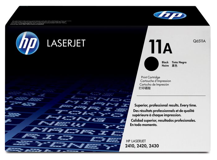 HP 11A toner LaserJet noir authentique - W125190059