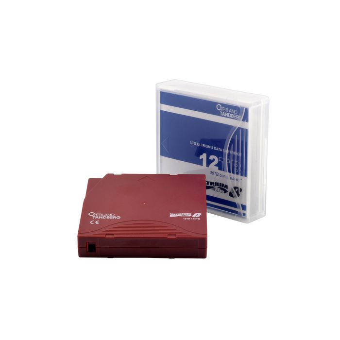 Overland-Tandberg LTO-8 Data Cartridges, 12TB, 30TB, custom labeled (20-pack, custom orders are non-cancellable & non-returnable) Special Order Item - W124993620