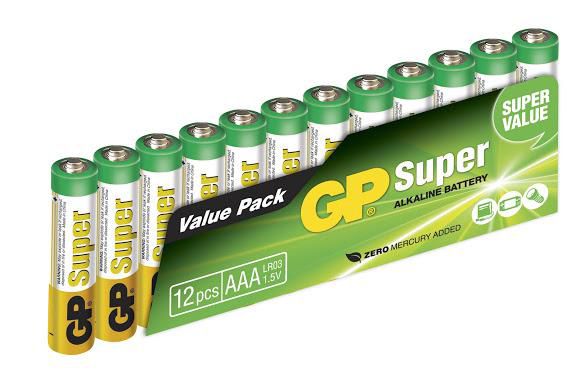 GP Batteries LR03/AAA, 12-Pack - W126771753