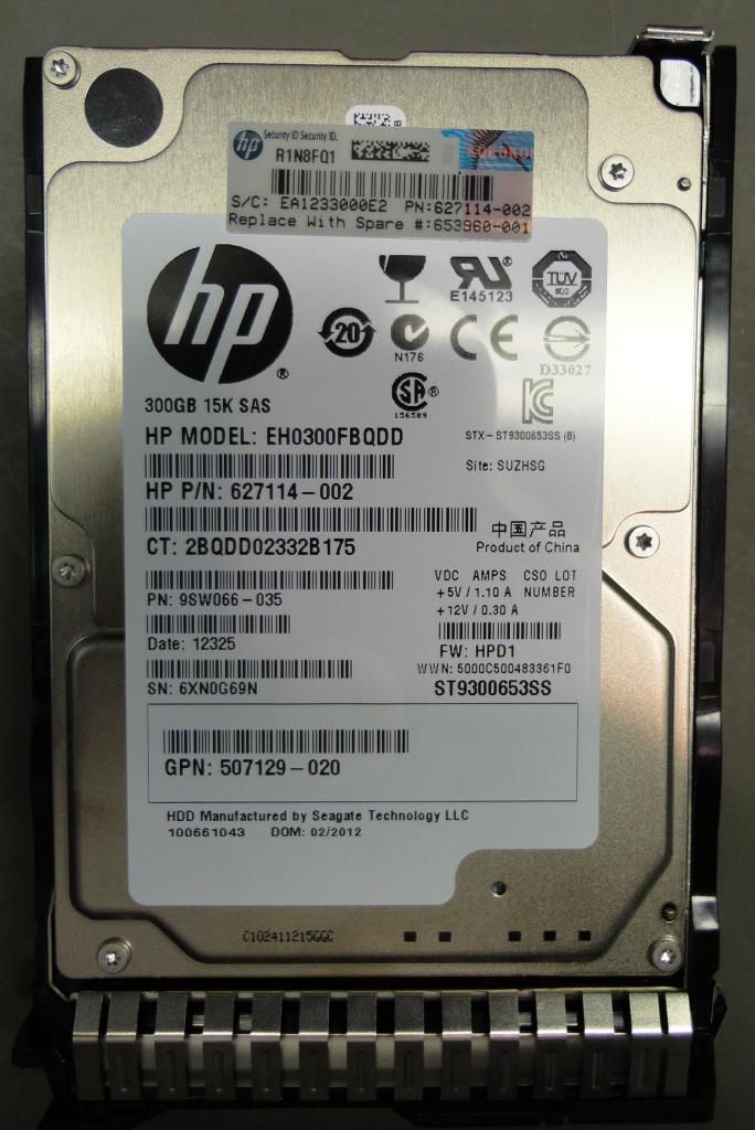 Hewlett Packard Enterprise 300GB hot-plug dual-port SAS hard disk drive - 15,000 RPM, 6Gb/sec transfer rate, 2.5-inch small form factor (SFF), Enterprise, SmartDrive Carrier (SC) - Not for use in MSA products - W125088101