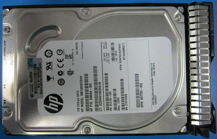 Hewlett Packard Enterprise 1TB 6G SATA 7200 RPM LFF (3.5-inch) SC Midline (MDL) Hard Drive - W125227841