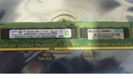 Hewlett Packard Enterprise 8GB, 1600MHz, PC3-12800R-11, DDR3-1600, Single-Rank, 1.5V, Dual In-Line Memory Module (DIMM) - W125028472EXC