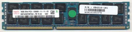 Hewlett Packard Enterprise 16GB PC3-12800R Dual In-line Memory Module (DIMM) - W124929133