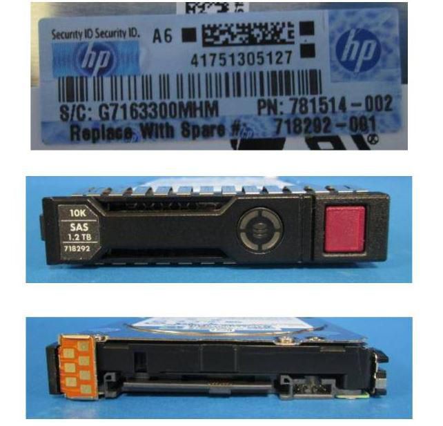 Hewlett Packard Enterprise 1.2TB hot-plug dual-port SAS hard disk drive - 10,000 RPM, 6Gb/sec transfer rate, 2.5-inch small form factor (SFF), Enterprise, SmartDrive Carrier (SC) - W125132584
