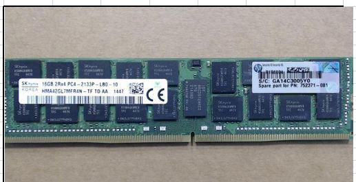 Hewlett Packard Enterprise 16GB, 2133MHz, PC4-2133P-L, DDR4, dual-rank x4, 1.20V, CAS-15-15-15, load reduced dual in-line memory module (LRDIMM) - W125034046EXC