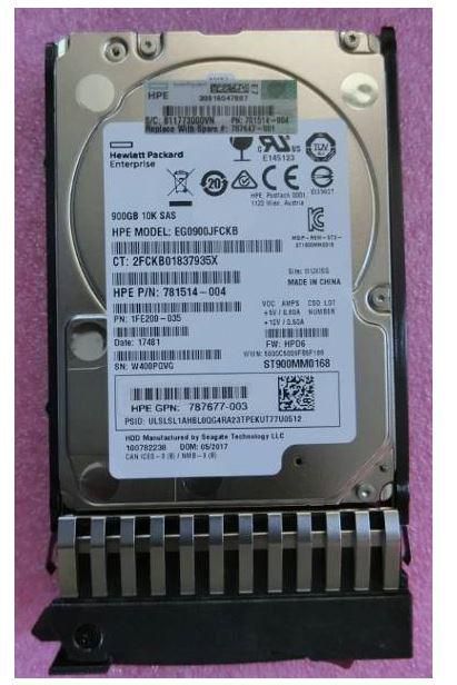 Hewlett Packard Enterprise 900GB SAS hard disk drive MSA - W124934257