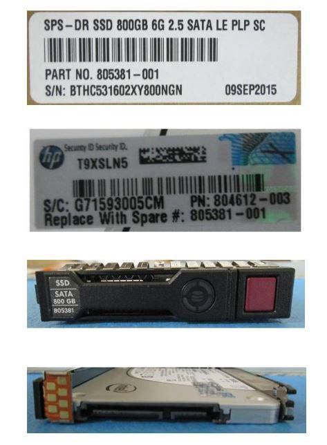 Hewlett Packard Enterprise 800GB Hot-Plug SSD Sata - W124535120