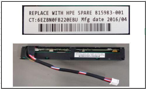 Hewlett Packard Enterprise 96W Enhanced battery - W125310616