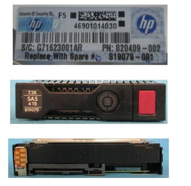 Hewlett Packard Enterprise 4TB SAS hard drive - 12 Gb/s interface, 7200 rpm, 3.5-inch LFF, SC, midline SAS - For use with Gen8/Gen9 or newer - W124835185
