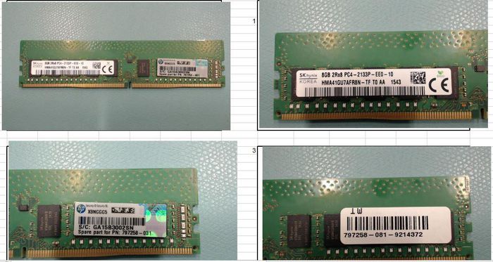 Hewlett Packard Enterprise 8GB, 2133MHz, PC4-2133P-E-15, DDR4, dual-rank x8, CAS-15-15-15, unbuffered dual in-line memory module (UDIMM) - W124335437