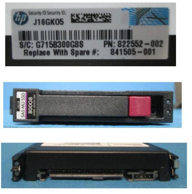 Hewlett Packard Enterprise 800GB, 2.5", SAS, 12 Gbit/s - W124435867EXC
