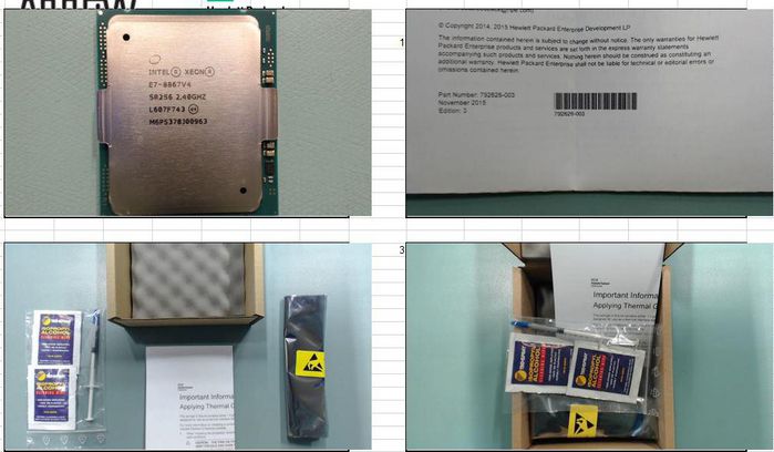 Hewlett Packard Enterprise CPU:2.4GHZ 45M/165W/18C E7 - W124636395EXC