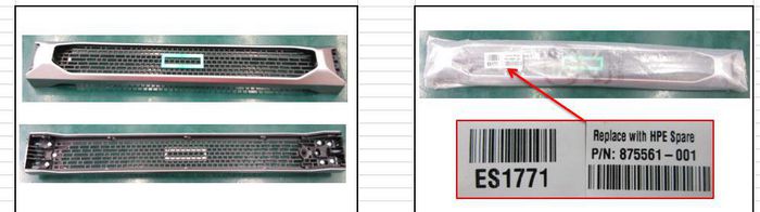 875561-001, Hewlett Packard Enterprise 1U bezel | EET