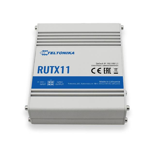 Teltonika RUTX11 LTE CAT6 RUGGED ROUTER - W124374097