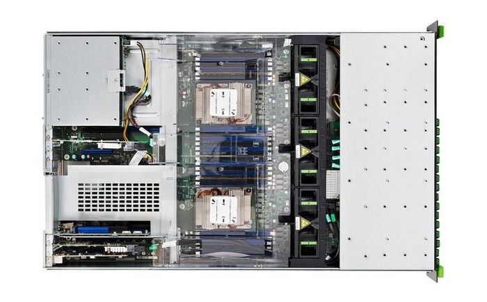 Fujitsu Intel Xeon Silver 4110, 16GB DDR4 2666Mhz, DVD Super Multi, 4 x 1 Gbit/s Ethernet (RJ45), 2 x 1Gbit/s, BIOS, 800W - W126824969