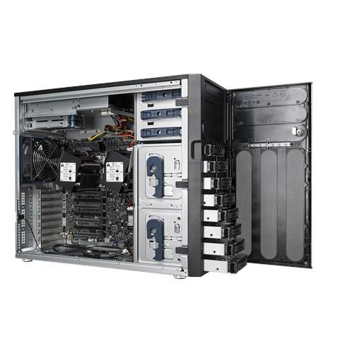 Asus 2 x Socket P (LGA 3647), Xeon Scalable Processor Family, Intel Lewisburg PCH C621, 7x Total PCI-E, 8 x 3.5”, Aspeed AST2500, 5U/Tower, 1300W - W126823220