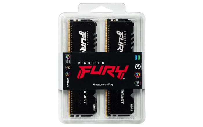 Kingston 2 x 8GB, DDR4-3200, CL16, 288-Pin, DIMM - W126823752