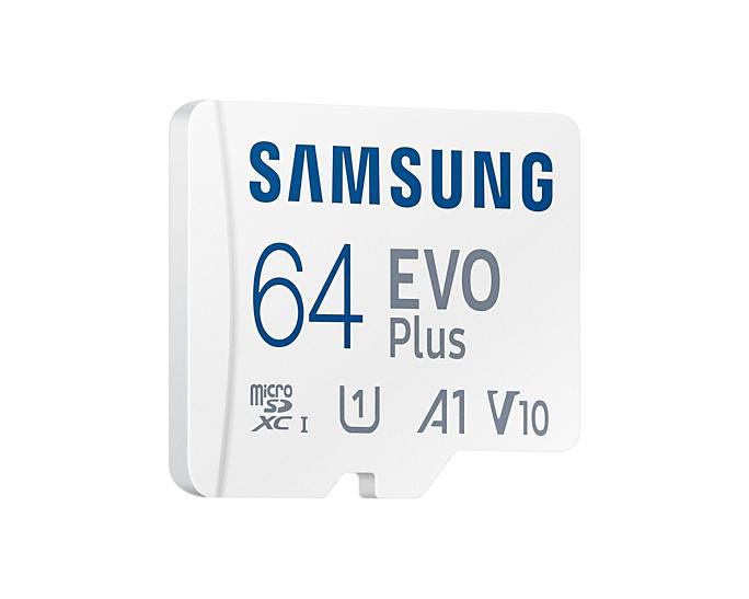 Samsung microSD EVO PLUS 64GB Class10 Read up to 130MB/s - W126824356
