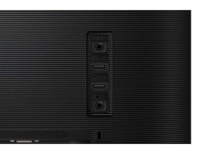 Samsung S24A400VE 60.96cm 24inch 16:9 Wide FHD IPS 5ms 60hz HDMI/DP/VGA Pivot VESA 120mm Webcam 1MP Speakers black - W126824680