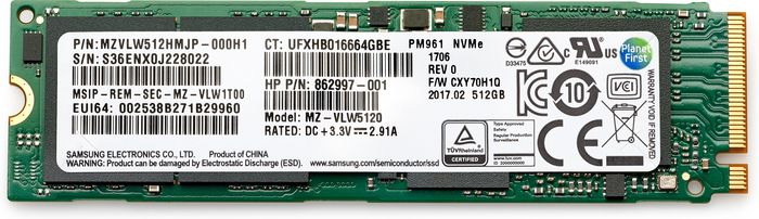 HP 1TB PCIe NVME TLC SSD - W126825335