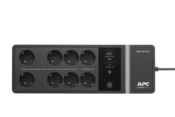 APC APC Back-UPS 850VA, 230V, USB Type-C, USB Type-A - W126825533