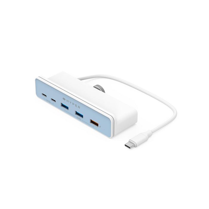 Hyper 5-in-1 USB-C Hub for iMac 24″, 2 x USB-C 5Gbps, 2 x USB-A 5Gbps, USB-A 5Gbps, 7.5W - W126770179