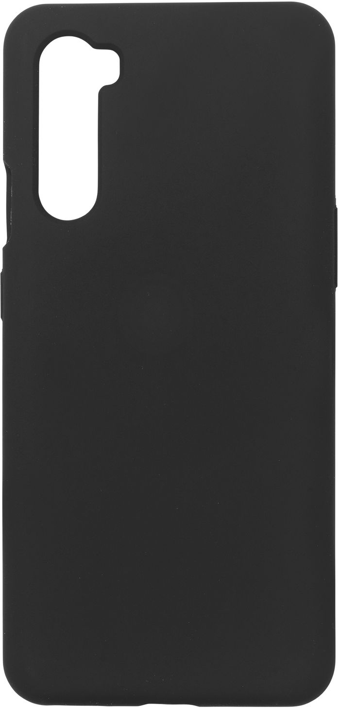 eSTUFF Black silk-touch silicone case for OnePlus Nord - W125831351