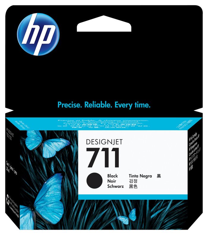 HP 711, 38ml, black - W124648008
